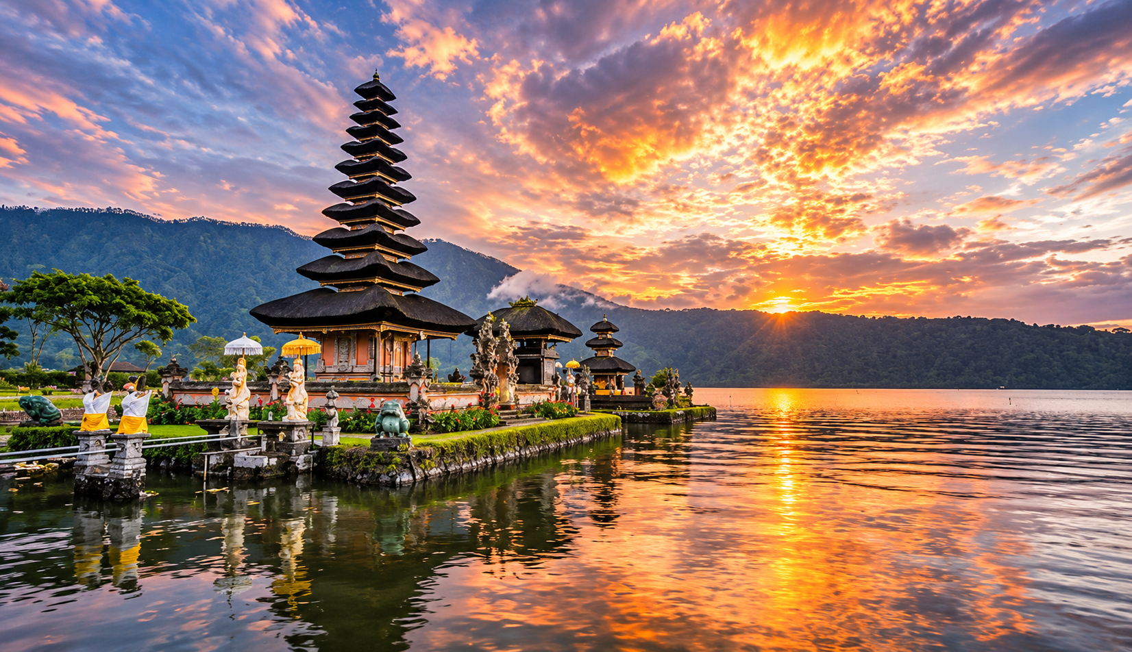 Bali tropical landscape