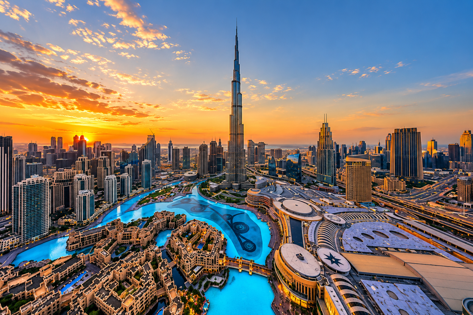 Dubai skyline and cityscape